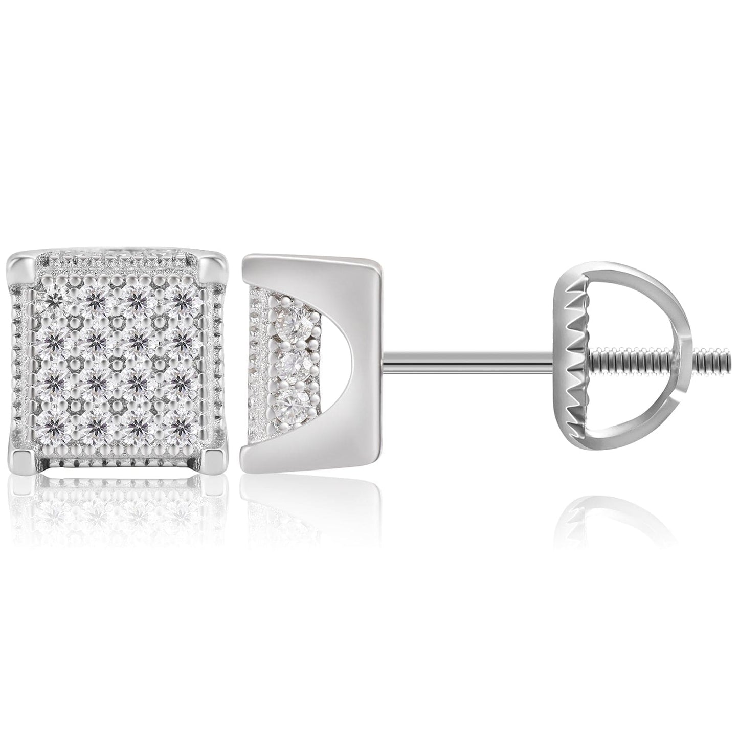 moissanite stud earrings stud