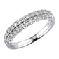 Award Winning Factory Wholesale price no MOQ Craftsmanship Shining 18K White Gold Diamond Anniversary Ring For Women