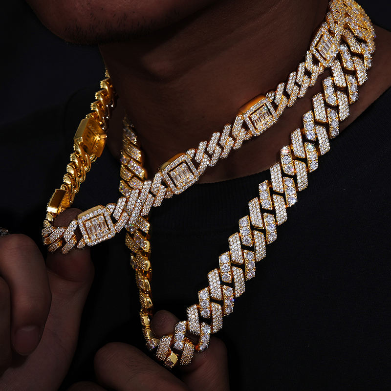 Miami Cuban Link Chain 15mm Wide 925 Sterling Silver 