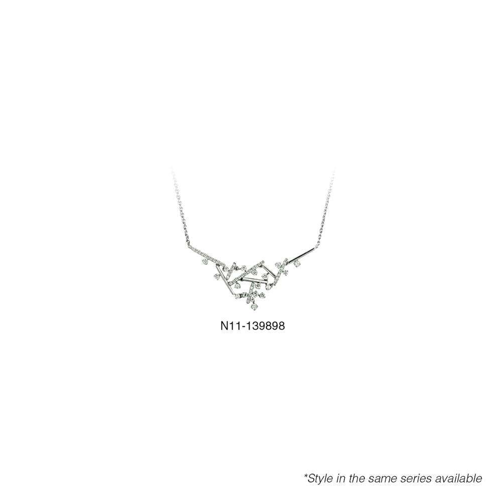 lab created diamond necklace
