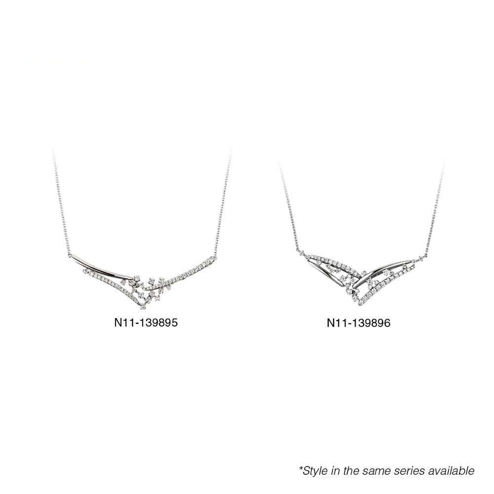 solid gold diamond necklace