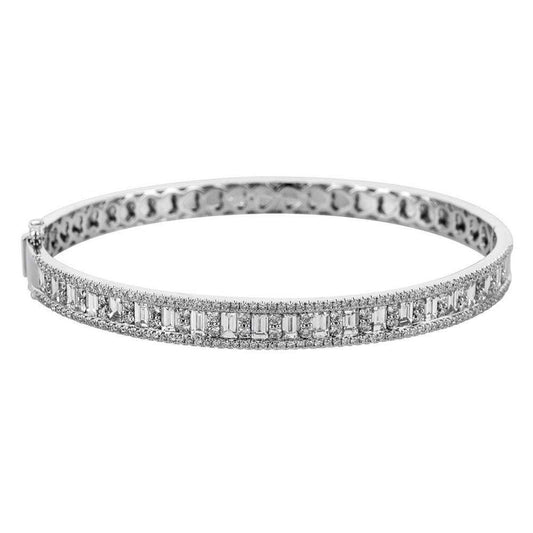 Zero risk Custom Logo Wholesale price no MOQ New Arrival Love 18K White Gold Diamond Wedding Lady Bracelet For Women