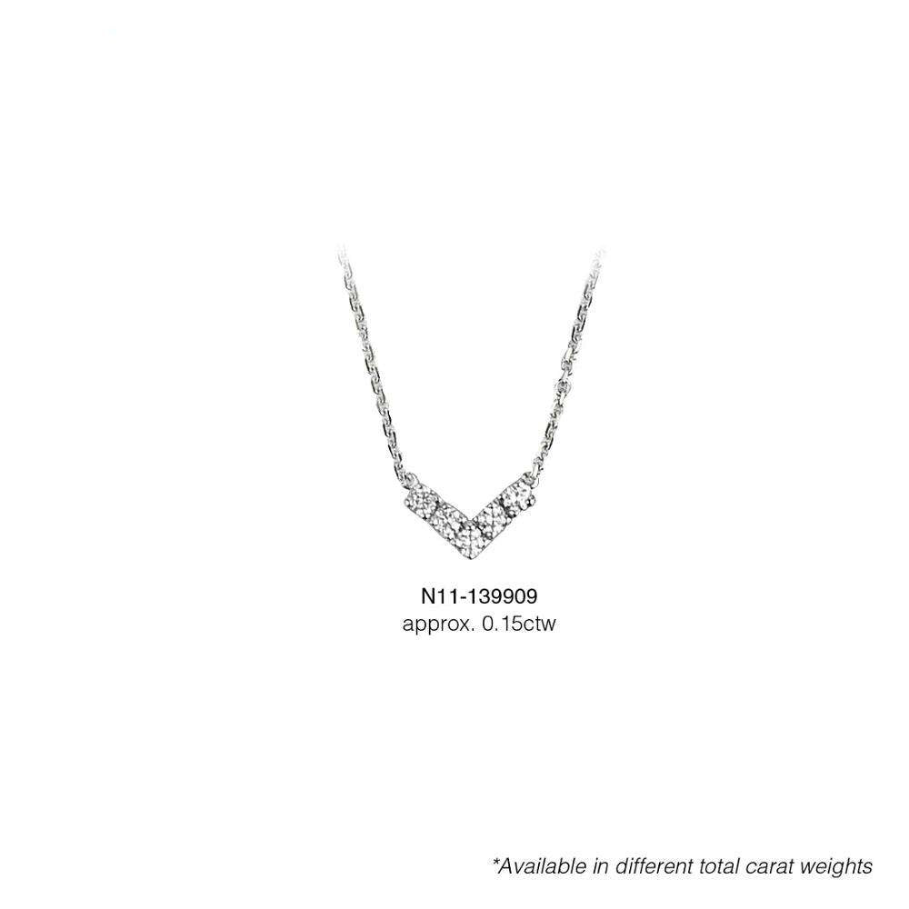 solid gold diamond necklace