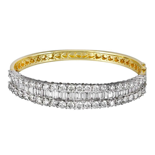 18K witgouden armbanden voor vrouwen, ruwe diamanten armbanden, armband voor vrouwenontwerp