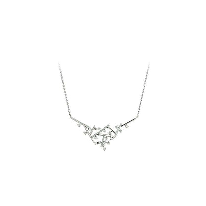 lab created diamond necklace