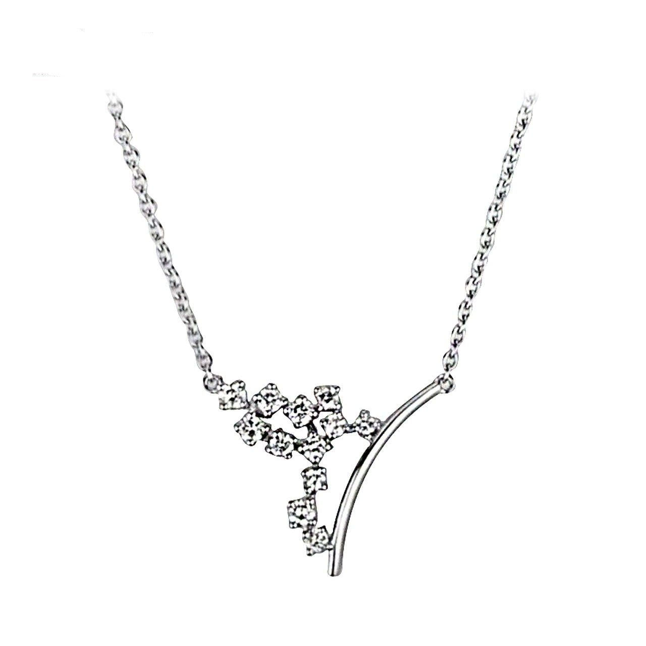 lab created diamond pendant necklace