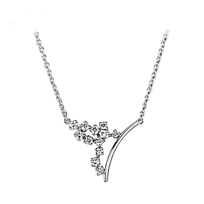lab created diamond pendant necklace