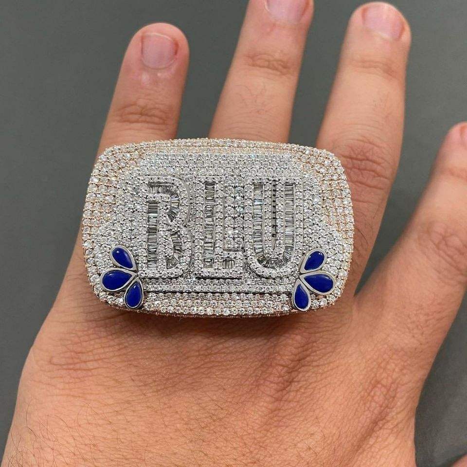Moissanite Hip-hop Rings
