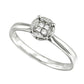 Nelson Jewellery Wholesale price Zero risk OEM ODM Assorted selection Custom 18K White Gold Diamond Cluster Rings For Women
