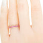 18K rose white gold luxurious ruby rings For Lady