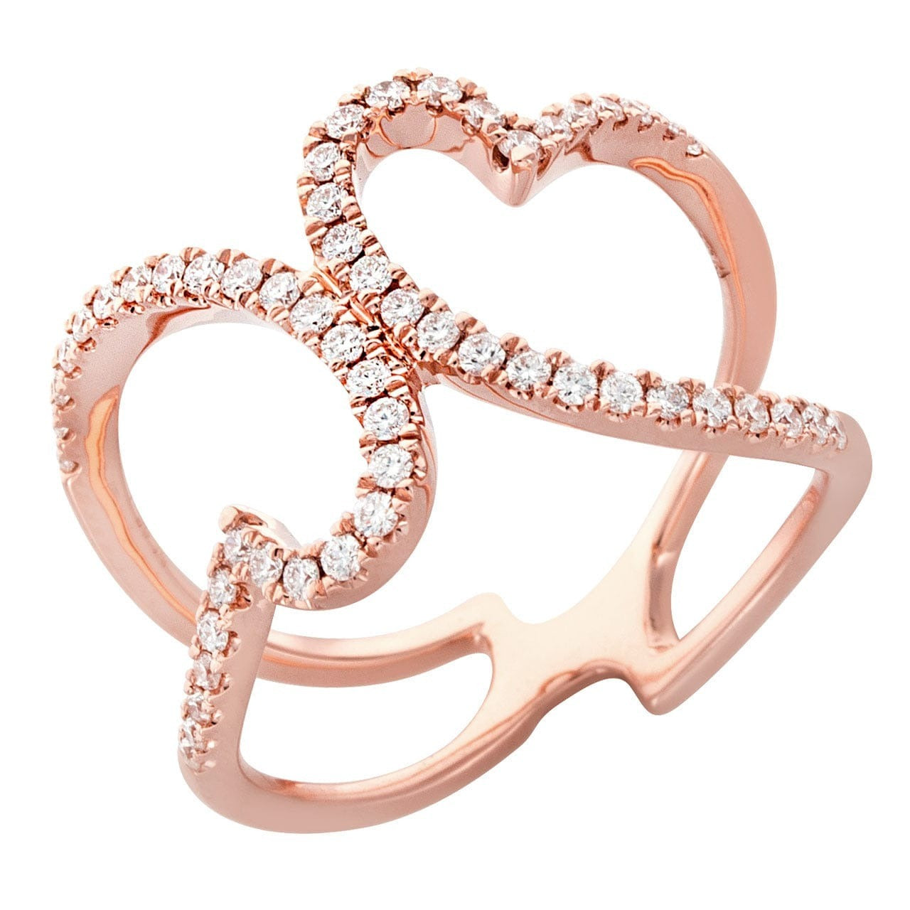 Design Fashion Anniversary 18K 750 White Gold Diamond Ring For Women