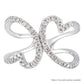 Design Fashion Anniversary 18K 750 White Gold Diamond Ring For Women