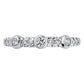 Fancy Anniversary 18K White Gold Diamond bijoux Accessories Band Ring