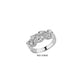 New Glitter Bling Wedding 18K White Gold Diamond ring For Women