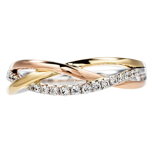 White Gold Color Winning Factory 18K Gold Diamond Ring