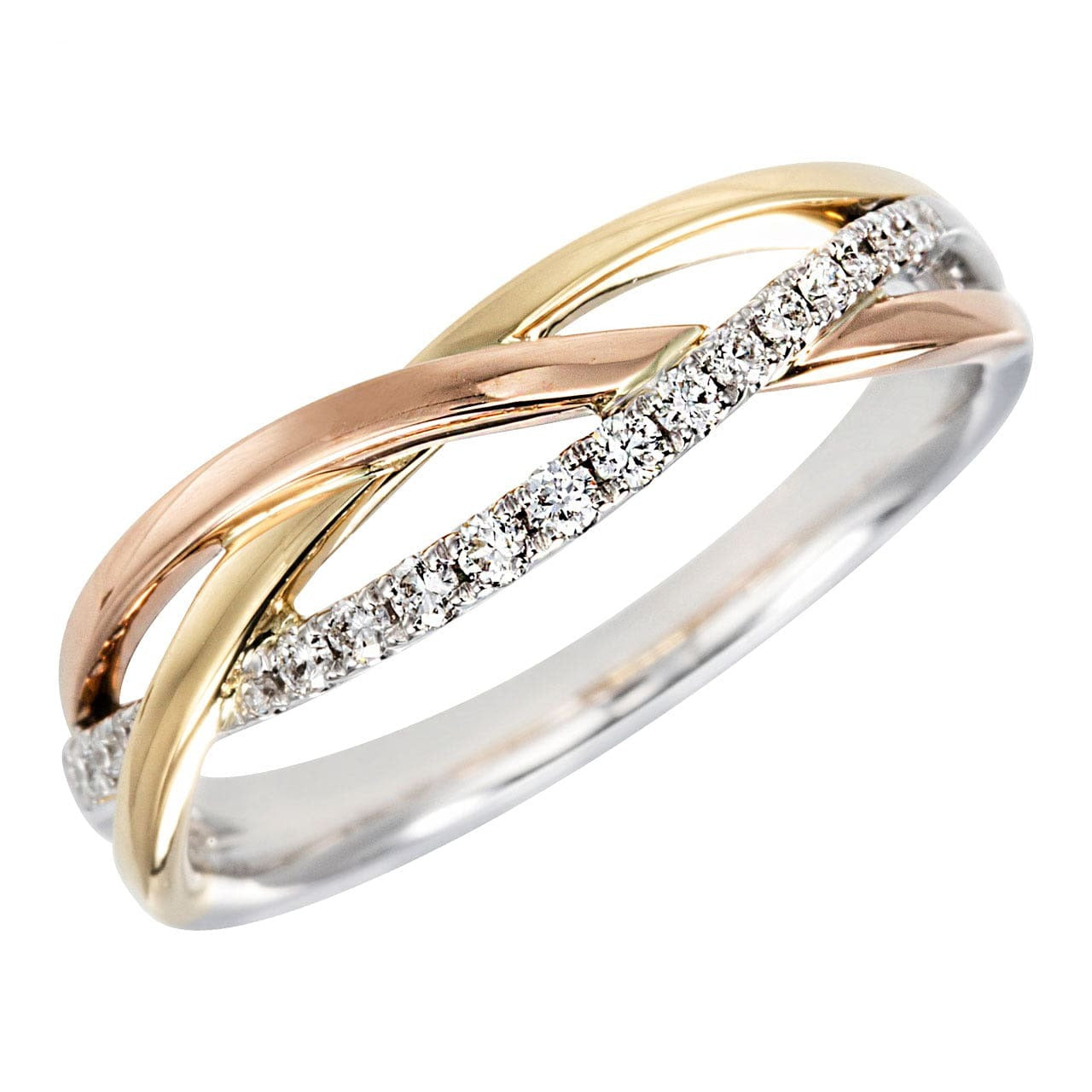 White Gold Color Winning Factory 18K Gold Diamond Ring