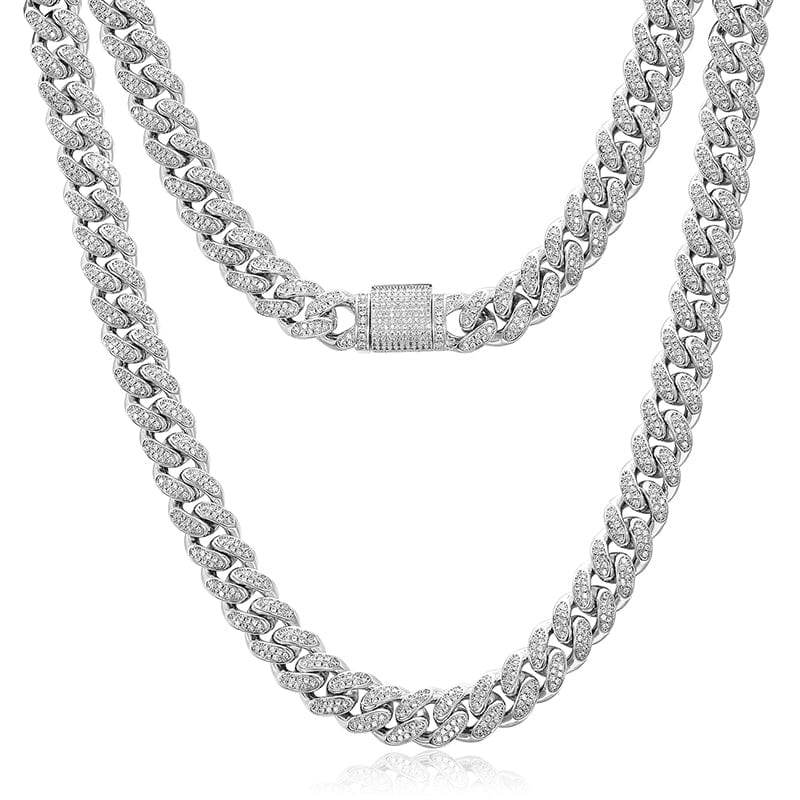 Moissanite custom chain
