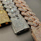 moissanite cuban link chain