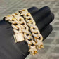 moissanite cuban link hiphop chain