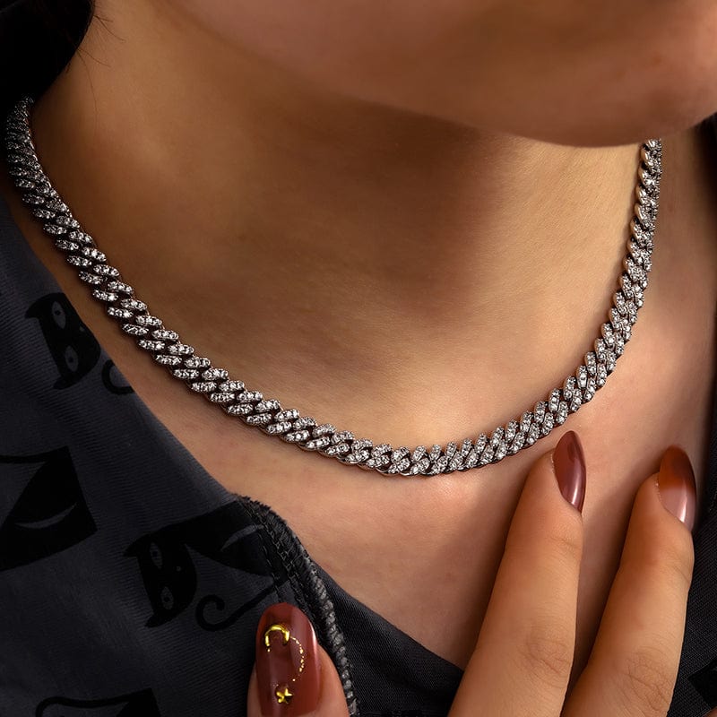 moissanite custom chain