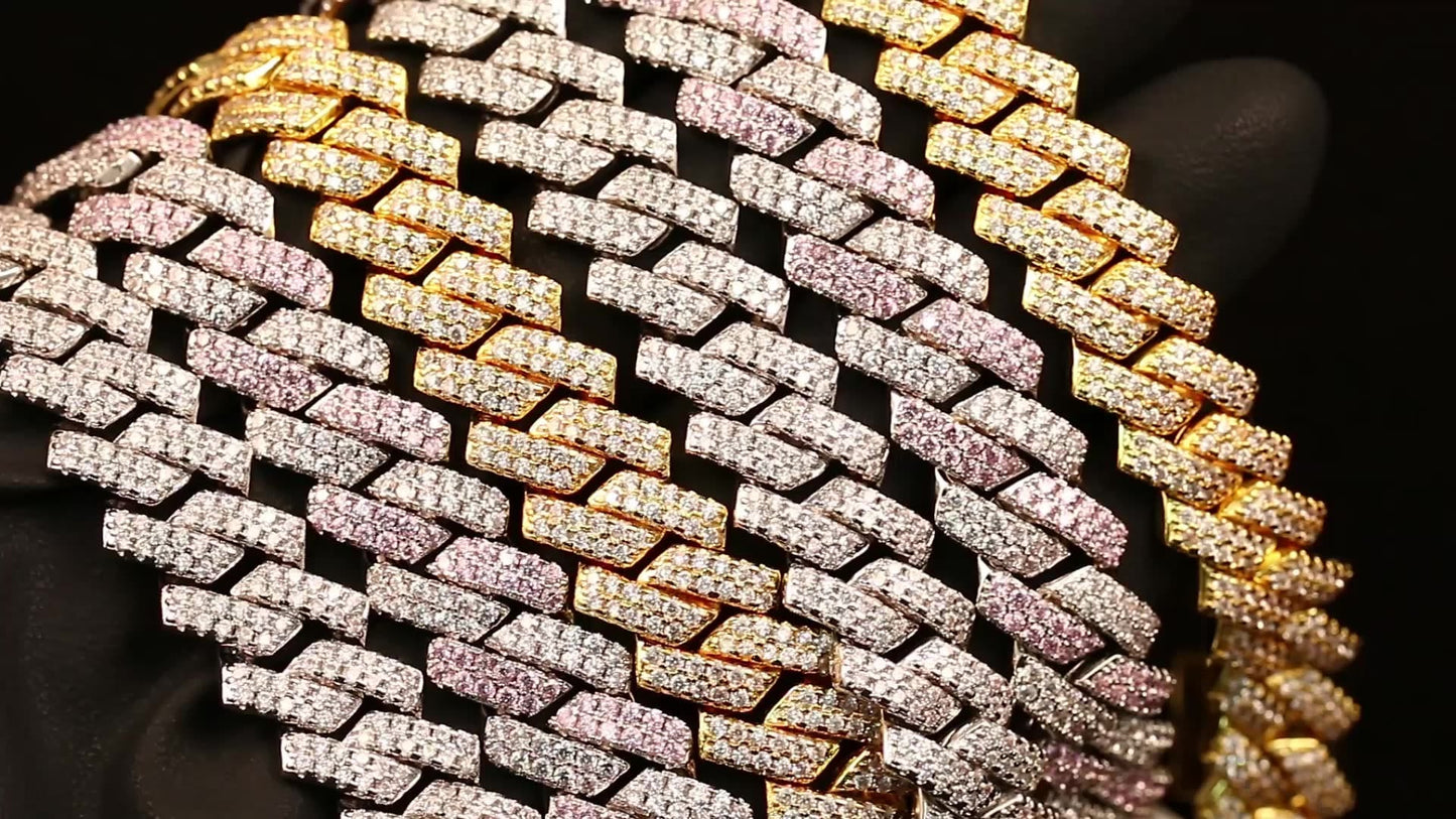 moissanite cuban chain