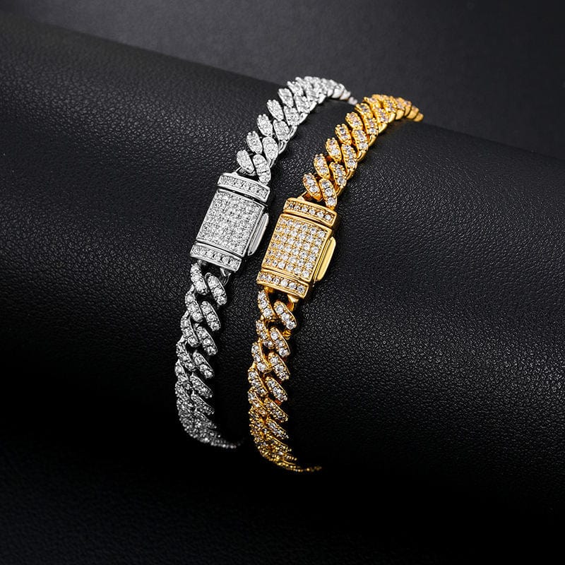 moissanite cuban link chain