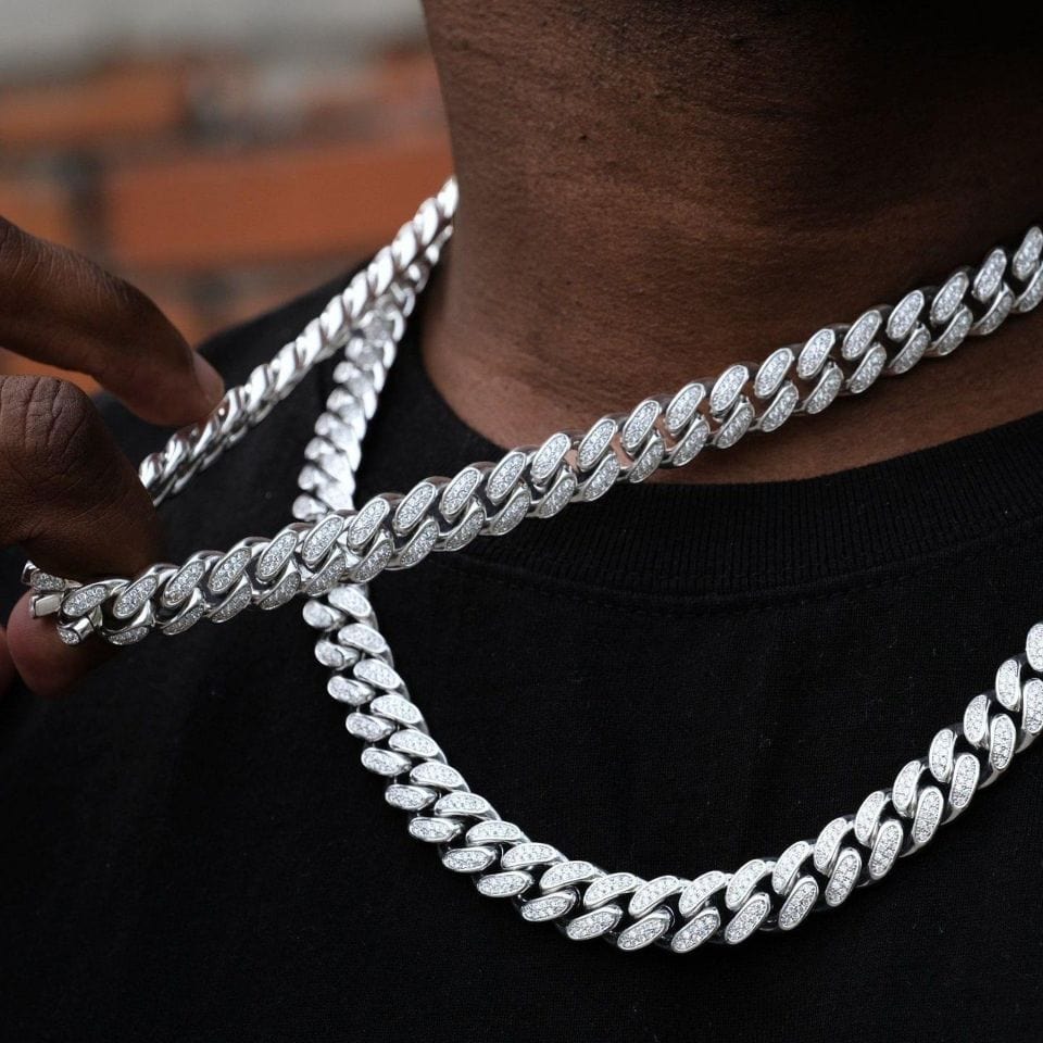 hip hop moissanite jewelry