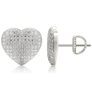 VVS moissanite earrings