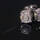moissanite stud earrings stud