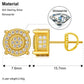 moissanite stud earrings gold