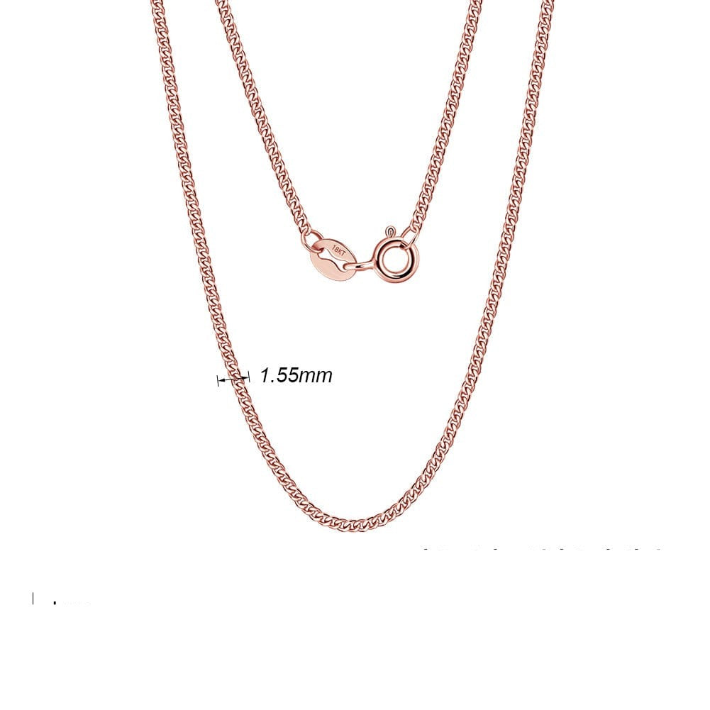 Parallel Chain in Rose Gold 40cm / 16