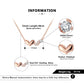 18inches / Gold 925 Sterling Silver  Heart Necklace - Rose Gold Plated  Jewellery