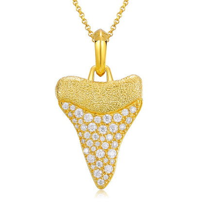 18inches / Gold Dropshipping Fine Jewelry 14k 18k Gold Plated 925 Sterling Silver Pass Diamond Tester VVS Moissanite Charm Pendant Necklace