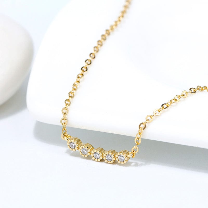 18inches / Gold Flower Necklaces -  925 Sterling Silver Gold Chains Jewelry