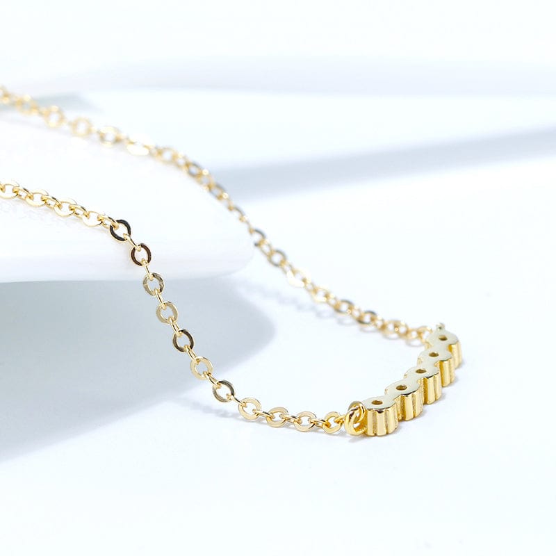 18inches / Gold Flower Necklaces -  925 Sterling Silver Gold Chains Jewelry