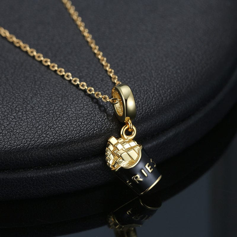 18inches / Silver 925 sterling silver Gold necklace jewelry