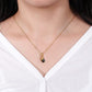 18inches / Silver 925 sterling silver Gold necklace jewelry