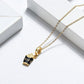 18inches / Silver 925 sterling silver Gold necklace jewelry