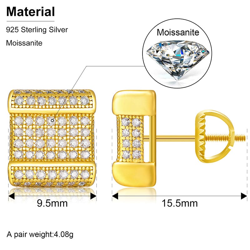 moissanite jewelery hiphop