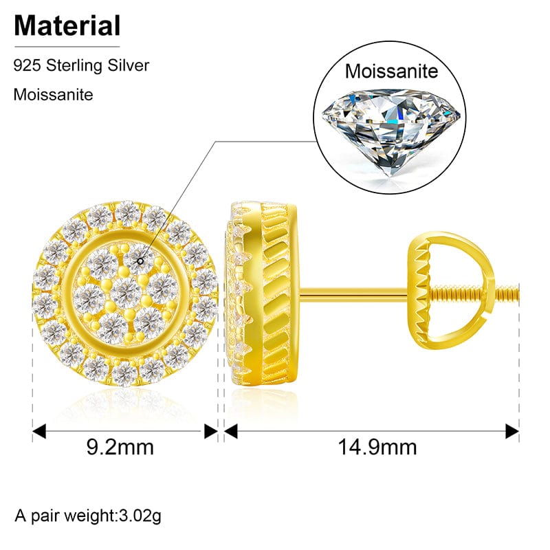 moissanite hiphop jewelery