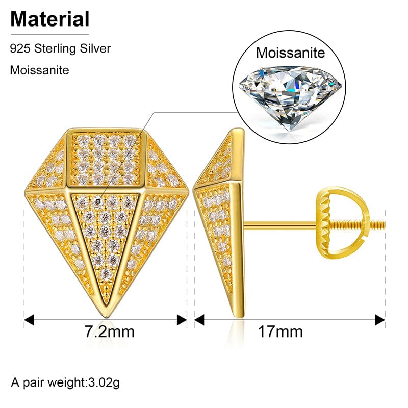moissanite hiphop jewlery