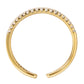 18K Real Solid Yellow gold Diamond Rings For Women