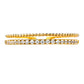 18K Real Solid Yellow gold Diamond Rings For Women