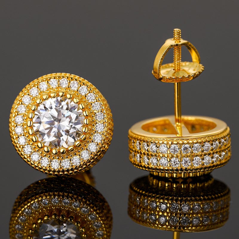 VVS moissanite earrigns