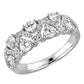 18K White Yellow Rose Gold New Model Diamond Party Ring For female