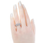 18K White Yellow Rose Gold New Model Diamond Party Ring For female