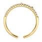 18K Yellow Durable gold Diamond designed Crown Fashion Rings For Women