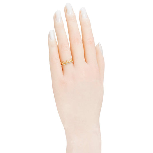 Yellow gold Diamond  Rings For Women