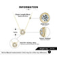 20inches / Gold Real Luxury 925 Sterling Silver Jewelry - Heart Pendant Gold Plated Necklace
