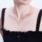 20inches / Gold Real Luxury 925 Sterling Silver Jewelry - Heart Pendant Gold Plated Necklace